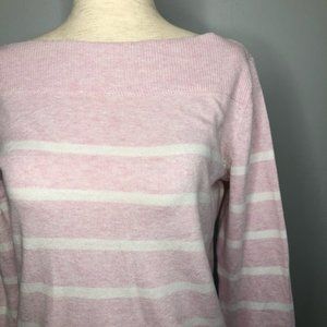 Gap Pink & White Sweater